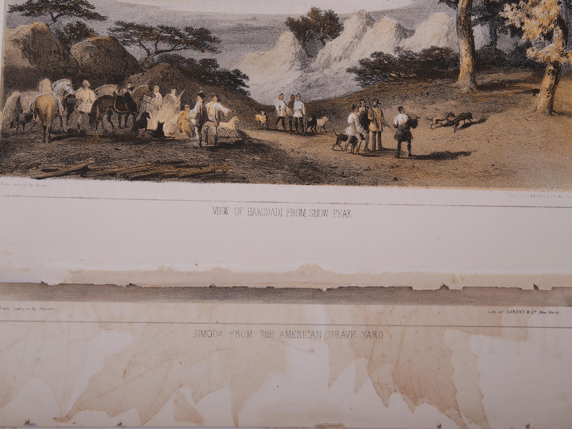 ANTIQUE JAPAN PERRY EXPEDITION COLOR LITHOGRAPHS PIC-6